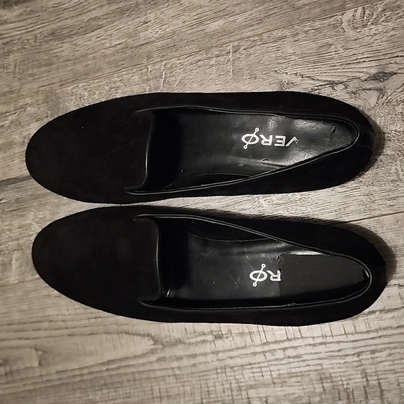 Vero Cuoio Signature Black Loafers 9.5 - Picture 4 of 4